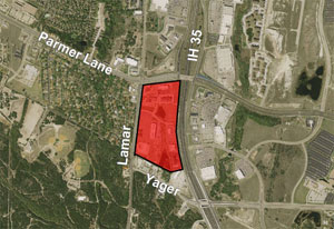 Mixed use site: IH 35 at Parmer 44 ac